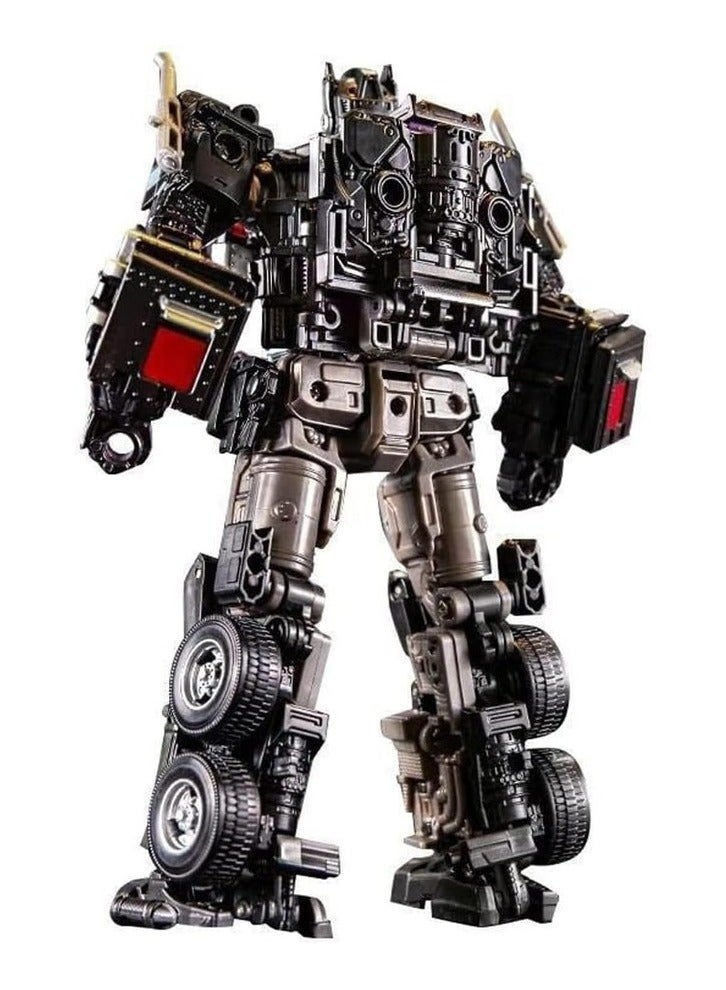 2 In 1 Deformation Robot Toy Deformed Car Robot Toys Action Figure Deformation Car Model Portable Alloy Deformation Robot Toys Gift for Kids-Optimus Prime.