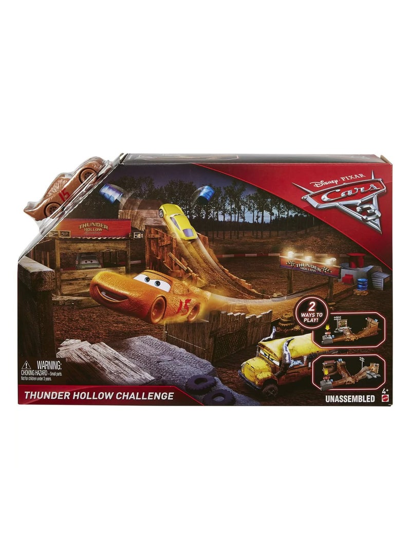 Disney Pixar Cars 3 - Thunder Hollow Challenge - Playset