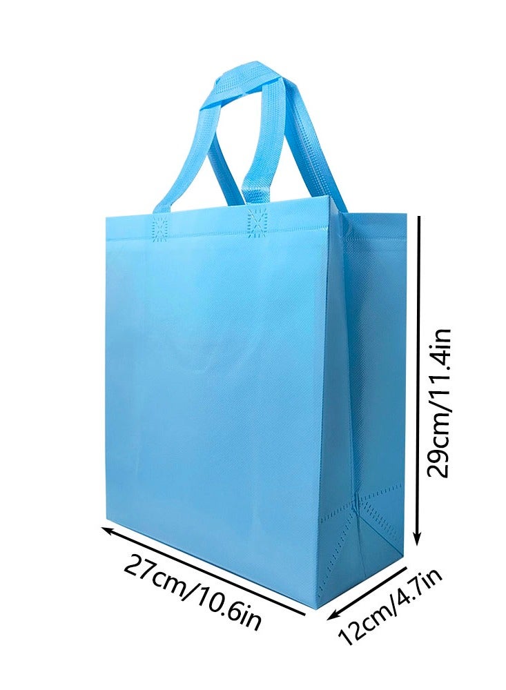 Non-Woven Tote Bags, 24-Pack, Laminated,Stylish, Reusable, Suitable for Various Occasions