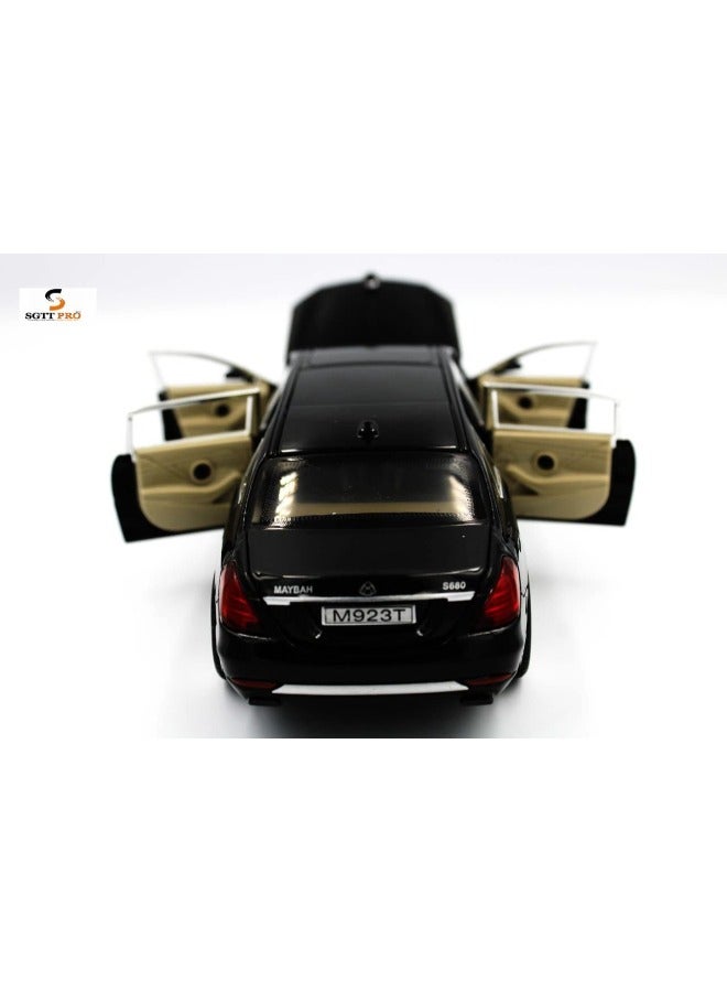 1:24 Maybach S600 Alloy Diecast Model Car – Premium Metal Toy Car for Kids & Collectors | Simulation Model Collection