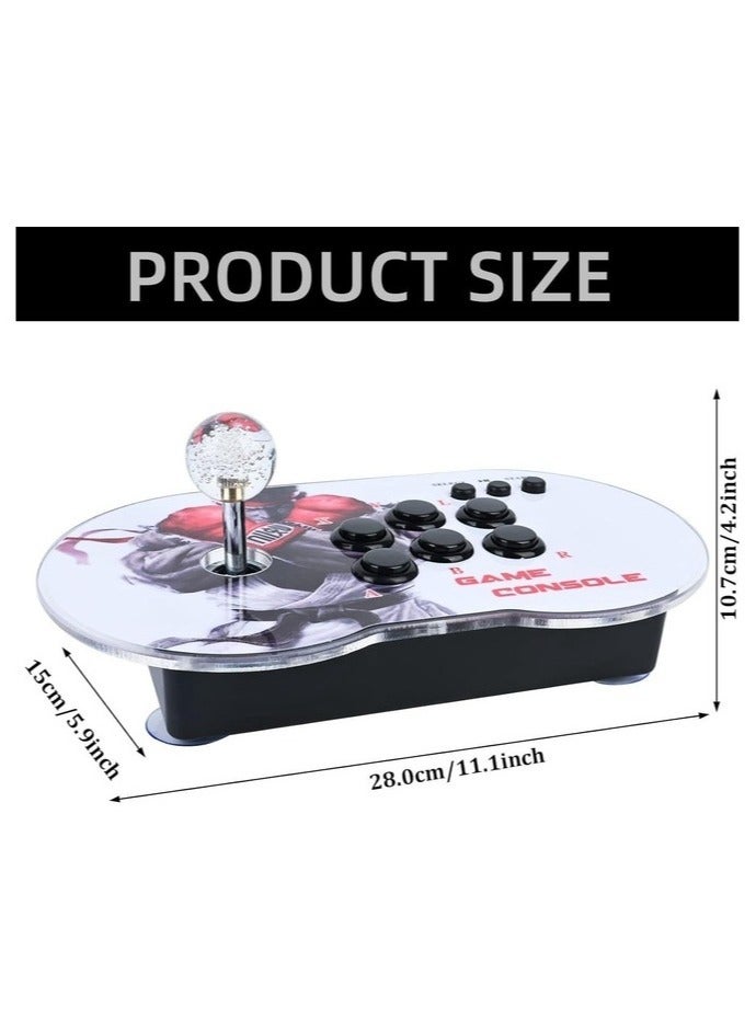 Pandora Box HD 4K Arcade Controller with 10000+ Games HDMI 64G Game Console 2 Player Joystick 3D Dual Controller.