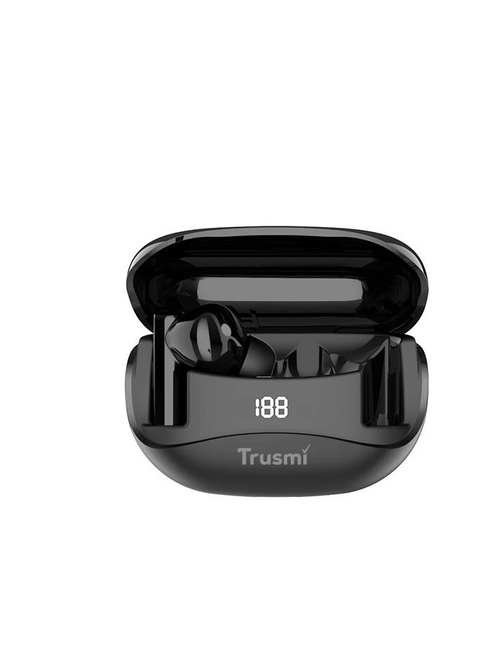 Trusmi Digital Bluetooth 5.3 In-Ear Earphone WS02 Black