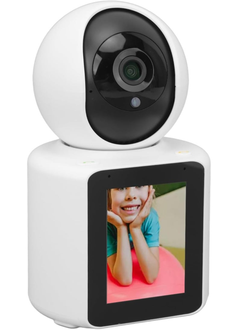 2.8-inch HD Screen Smart Security Camera - WiFi Wireless Video Monitor with One-Touch Calling, Night Vision, Motion Detection - Ideal for Baby and Pet Monitoring