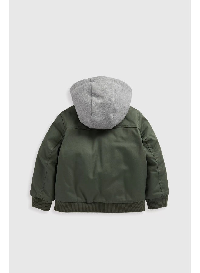 Khaki Bomber Jacket