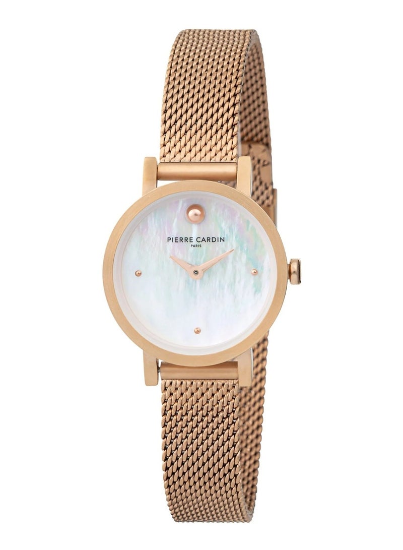 Pierre Cardin Stainless Steel Analog Women's Watch With Rose Gold CCM.0524