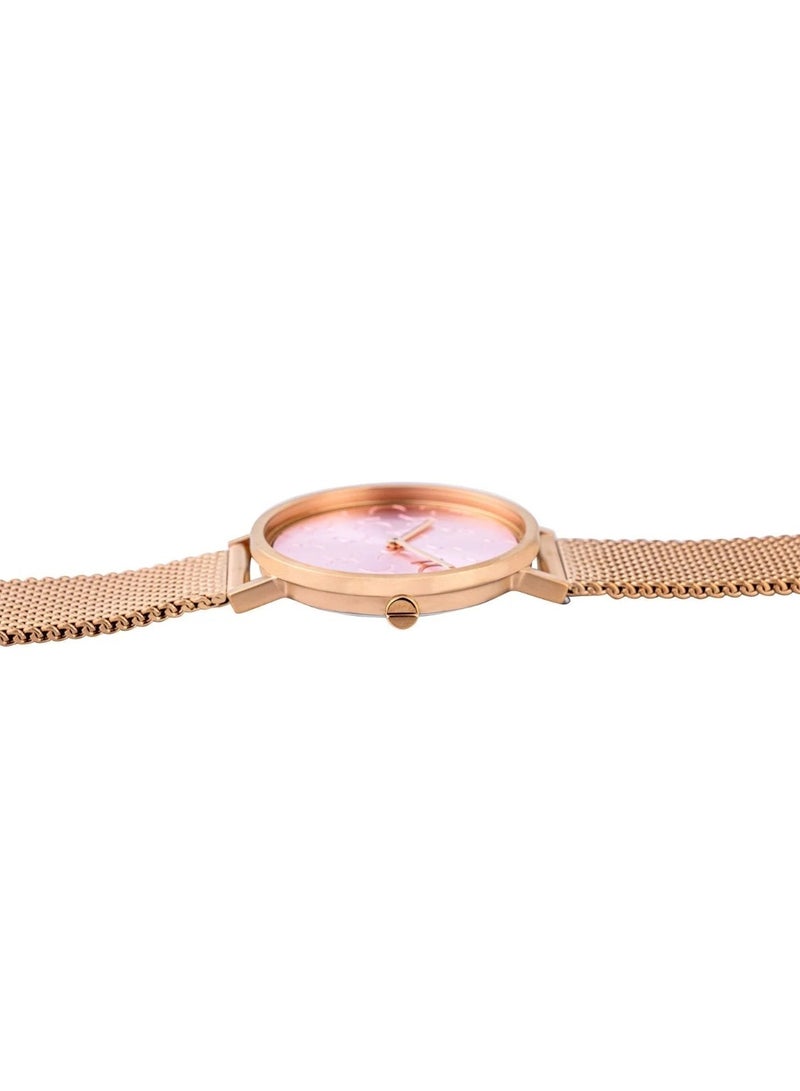 Pierre Cardin Stainless Steel Analog Women's Watch With Rose Gold CBV.1519