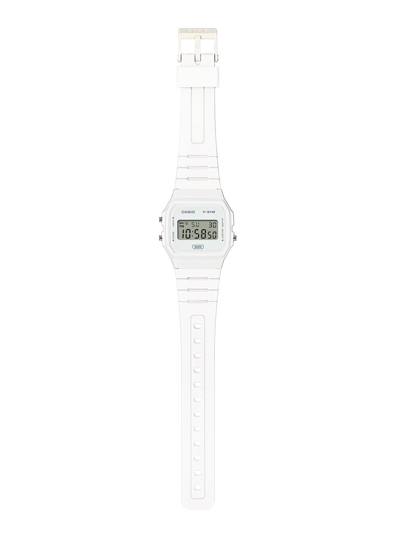 Digital Resin Band Watch F-91WB-7A