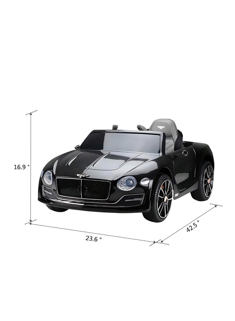 Licensed Bentley EXP12 Kids Ride on Toy Car, 12V Battery Powered Children Electric 4 Wheels w/ Parent Remote Control, Foot Pedal, 2 Speeds, Music, Aux, LED Headlights