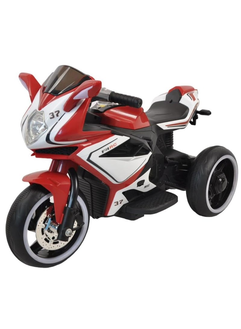 Rechargeable Battery-Powered Ride-On Bike for Kids – Includes Music and Lights