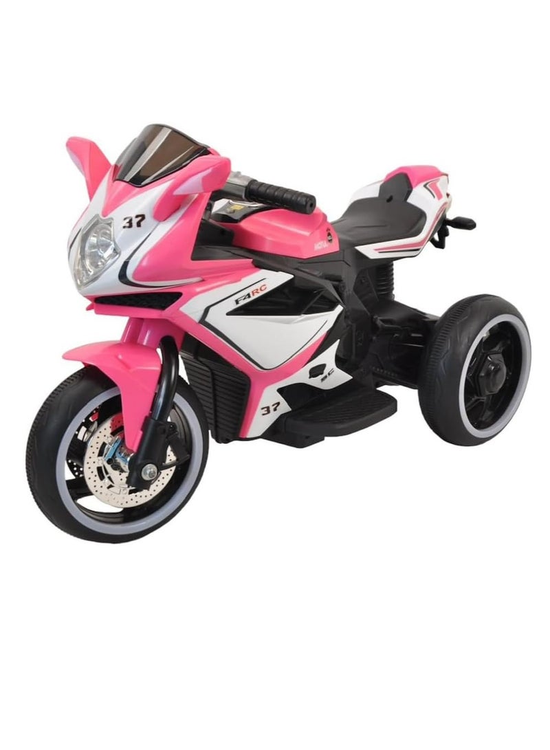 Rechargeable Battery-Powered Ride-On Bike for Kids – Includes Music and Lights