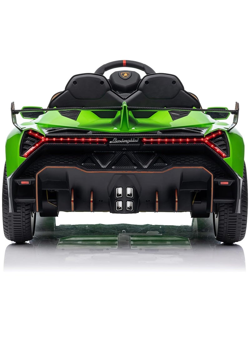 12V Licensed Lamborghini Veneno Ride-On Car for Kids – Electric Sports Car with Remote Control, 3 Speeds, Hydraulic Doors, LED Headlights, Rocking Function, and Music | Battery-Powered Vehicle for Boys and Girls