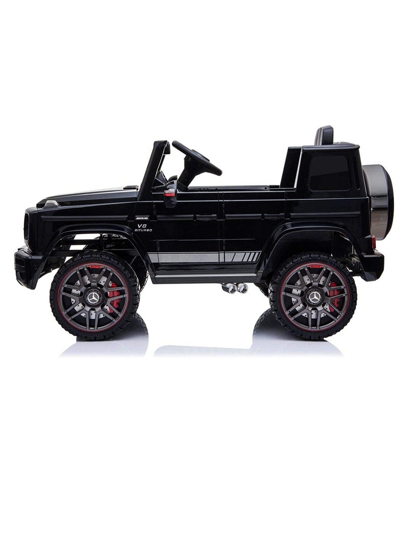 Licensed Mercedes-Benz AMG G63 Kids’ Ride-On Car with Remote Control and MP3 Functionality.