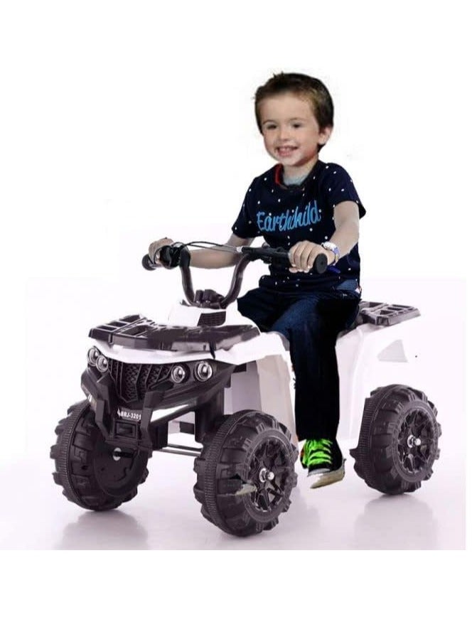 12V Battery Powered Electric ATV for Kids, 4-Wheeler Quad with Remote Control, LED Lights, 2 Speeds, Treaded Tires, Ride-On Vehicle for Boys & Girls