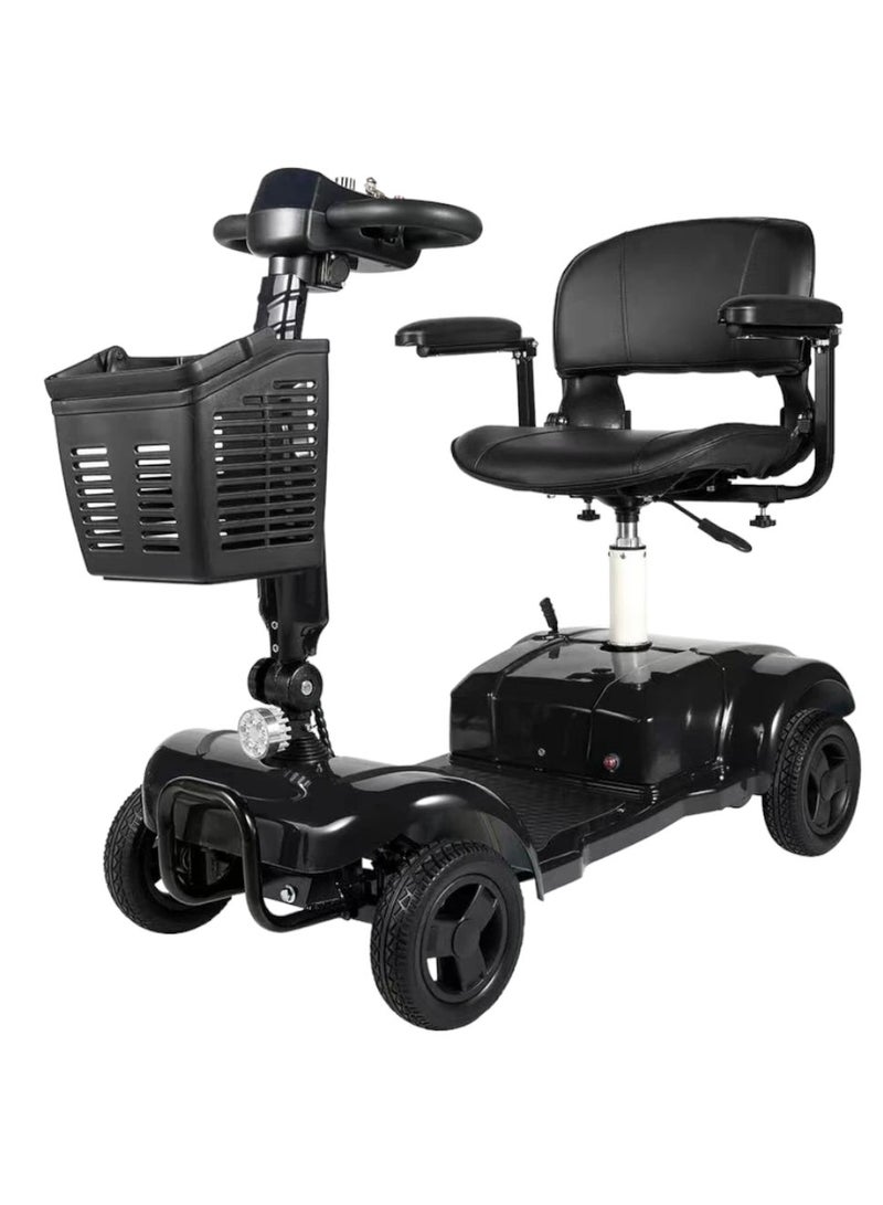 24V 12Ah Lead-Acid Battery Electric Scooter with 8-Inch Anti-Skid Tires, 350W Motor, Rear Axle, and Adjustable Lift Seat