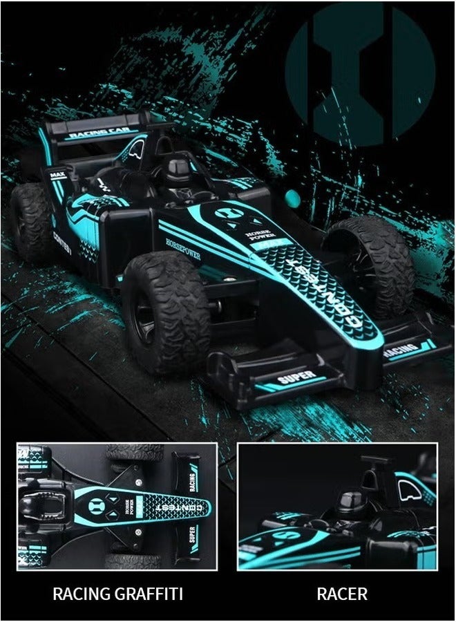 F1 Remote Control Car Electric RC Car Rechargeable Remote Control Stunt Car Toys Children's Simulation Electric Racing Four-wheel Drive Racing.