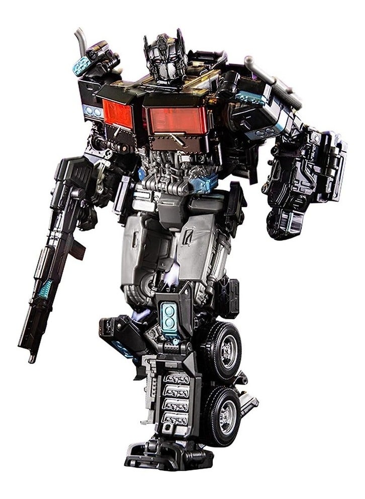 Studio Series 38 Black Commander: Optimus Prime Transformer Action Figure.