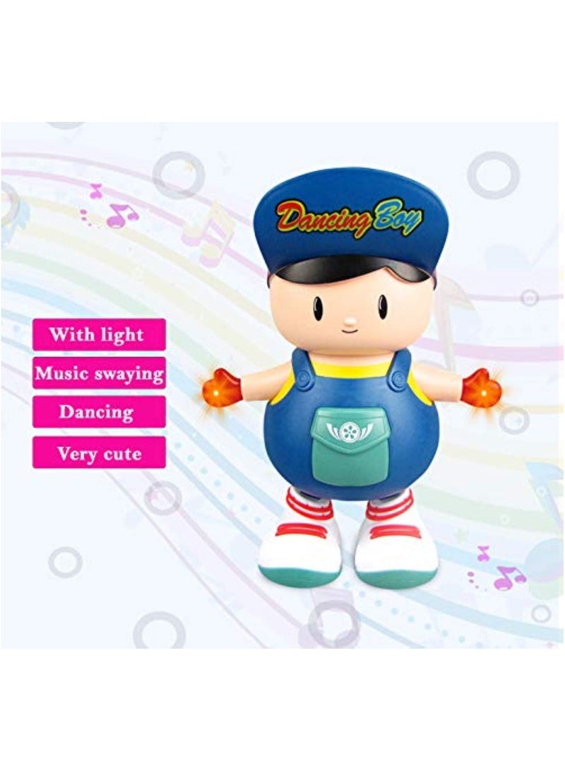 Electric Dancing Boy Cute Music Light Toy, Dancing Toy, Battery Operated Toy,Kids Baby Electric Toys with Light and Music (Dancing BOY), Multicolor