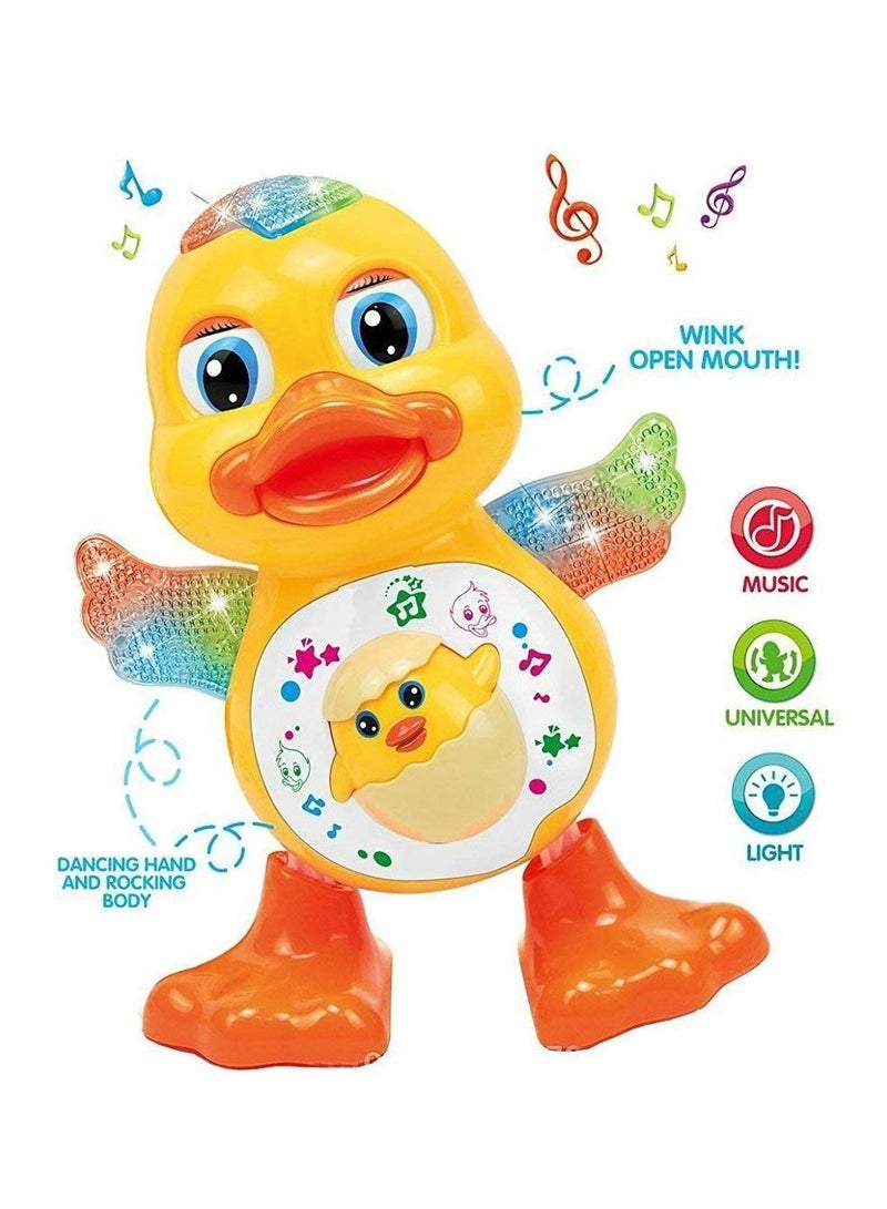 Dancing Duck with Music, Flashing Lights and Real Dancing Action Toy for Kids