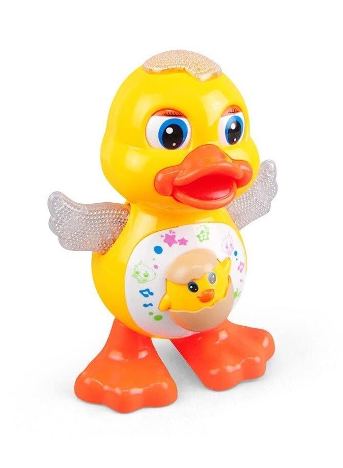 Dancing Duck with Music, Flashing Lights and Real Dancing Action Toy for Kids