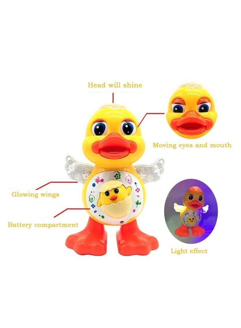 Dancing Duck with Music, Flashing Lights and Real Dancing Action Toy for Kids