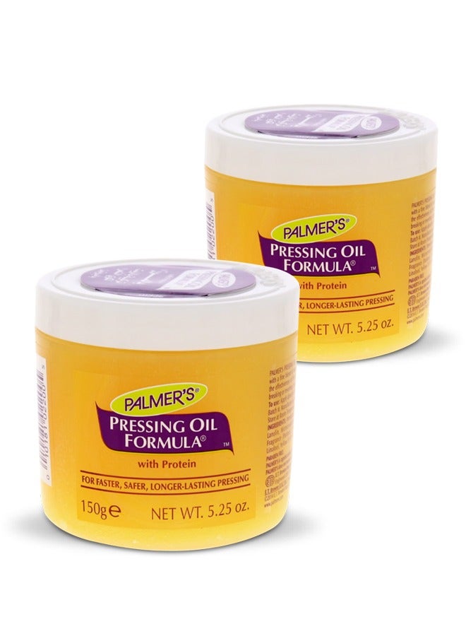 Long Lasting Pressing Oil Formula Hair Cream with Protein 150g pack of 2