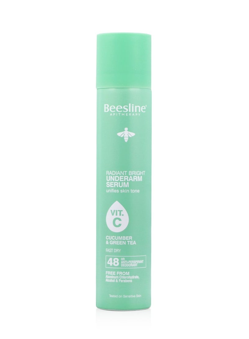 Anti-perspirant Deodorant Underarm Spray Serum With Cucumber and Green Tea 150ml