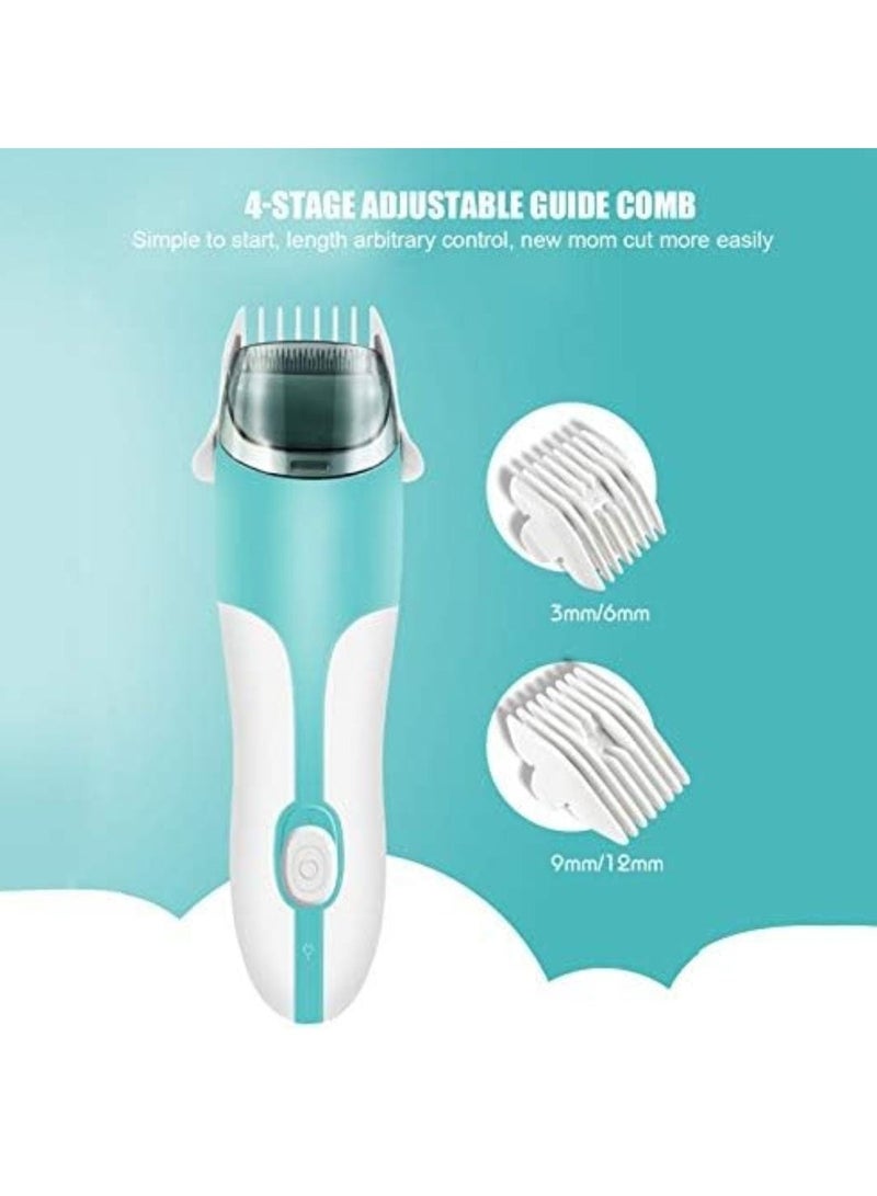 Baby Hair Clipper Ultra-Quiet, Safe, and Waterproof Hair Trimmer for Babies & Toddlers Rechargeable, Cordless Design with Precision Blades, Easy for At Home Haircuts