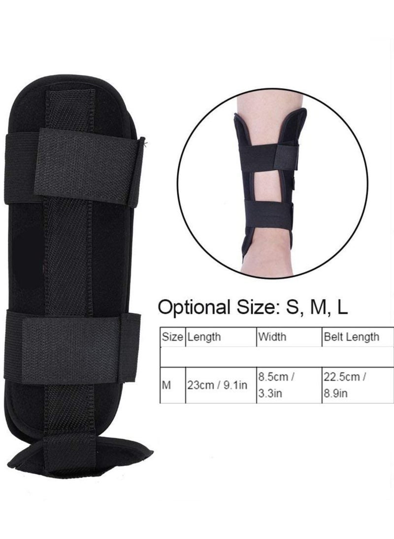 Adjustable Ankle Support Stabilizer, Fixed Ankle Fracture Splint Ankle Support Brace Care Accessories Protection Corrective Splint for Sprain and Arthritis Recovery