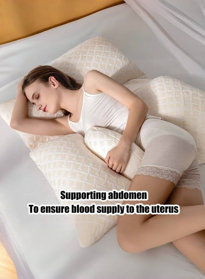 Maternity Pillow Pregnancy Pillow With Memory Pillow, Relieve Fatigue Body Pillow, Adult & Child Full Body Support Pillow (Color : Style 2, Size : 180x80cm)