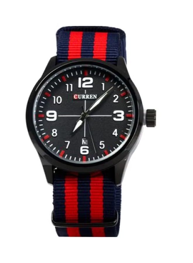 Men's Canvas Analog Watch - Durable and Stylish Timepiece with Classic Design for Everyday Wear