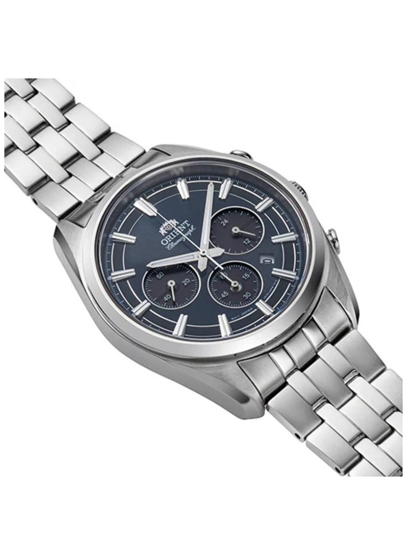 Chronograph Blue Dial Stainless Steel Men's Watch RA-TX0303L