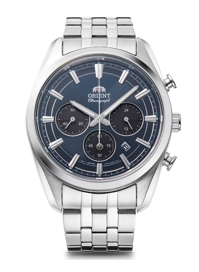 Chronograph Blue Dial Stainless Steel Men's Watch RA-TX0303L