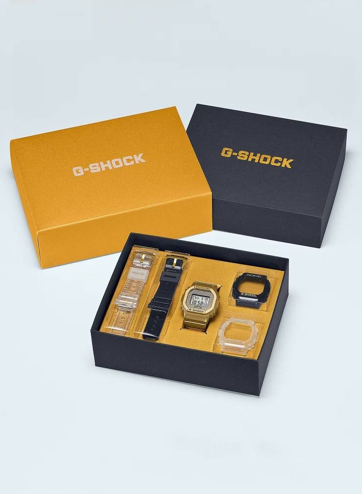 Digital Multi Strap Resin Band Watch DWE-5600HG-1DR