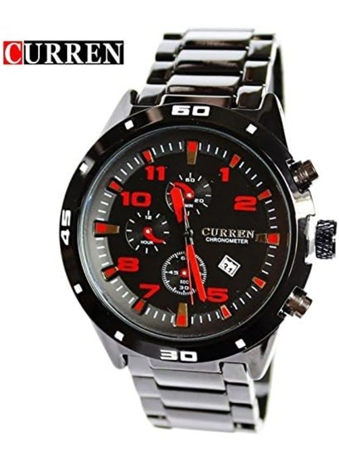 CURREN 8201 Luxury Tungsten Steel Fashion Business Men Analog Watch Sport Casual Wrist Watches