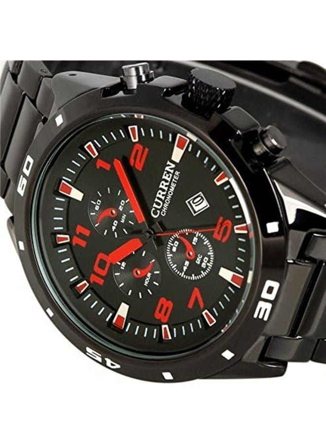 CURREN 8201 Luxury Tungsten Steel Fashion Business Men Analog Watch Sport Casual Wrist Watches