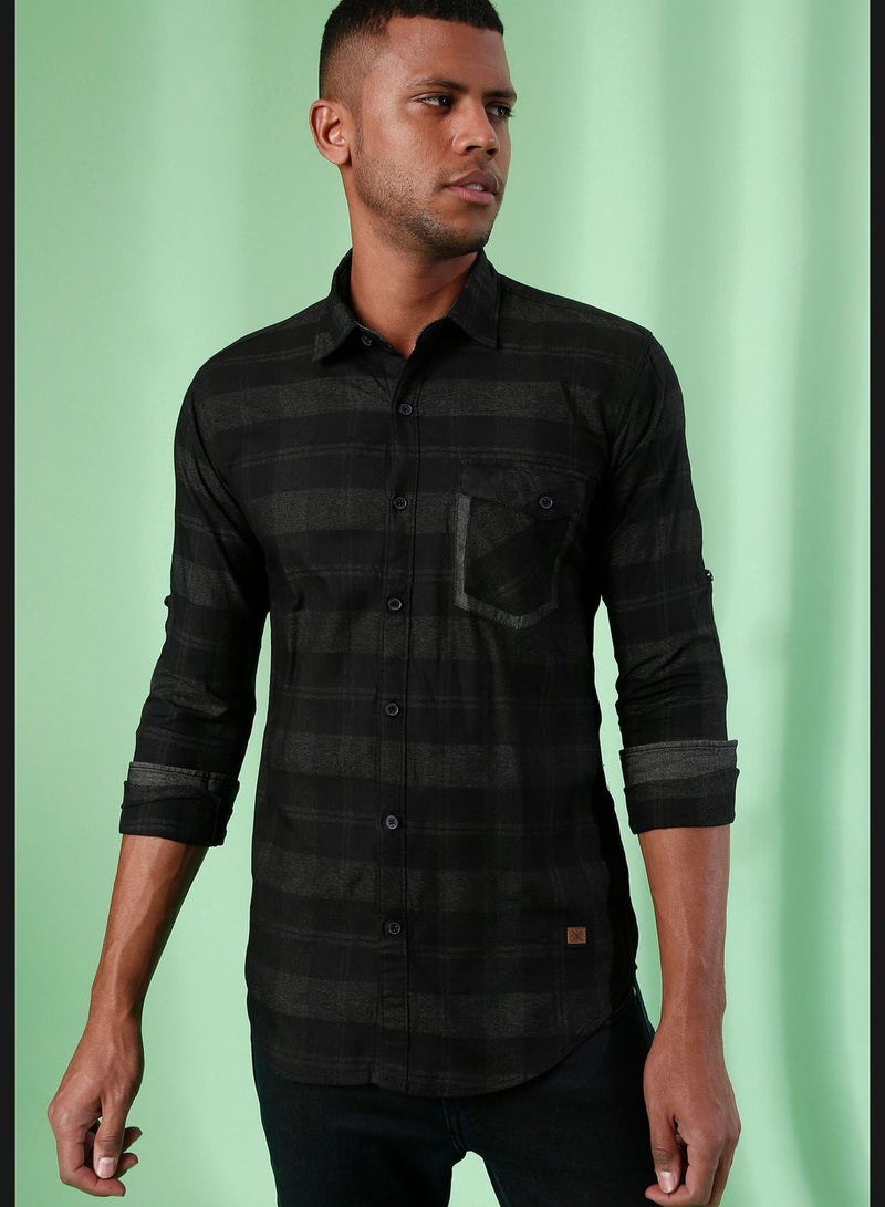 Checked Regular Fit Shirt