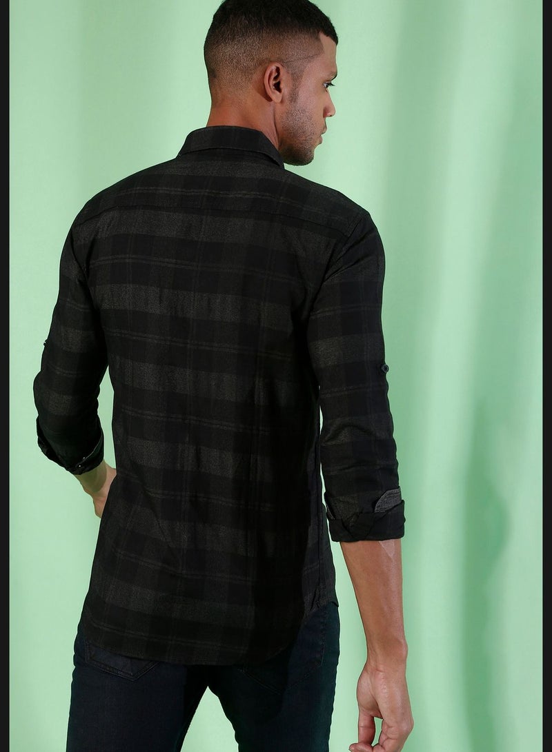 Checked Regular Fit Shirt