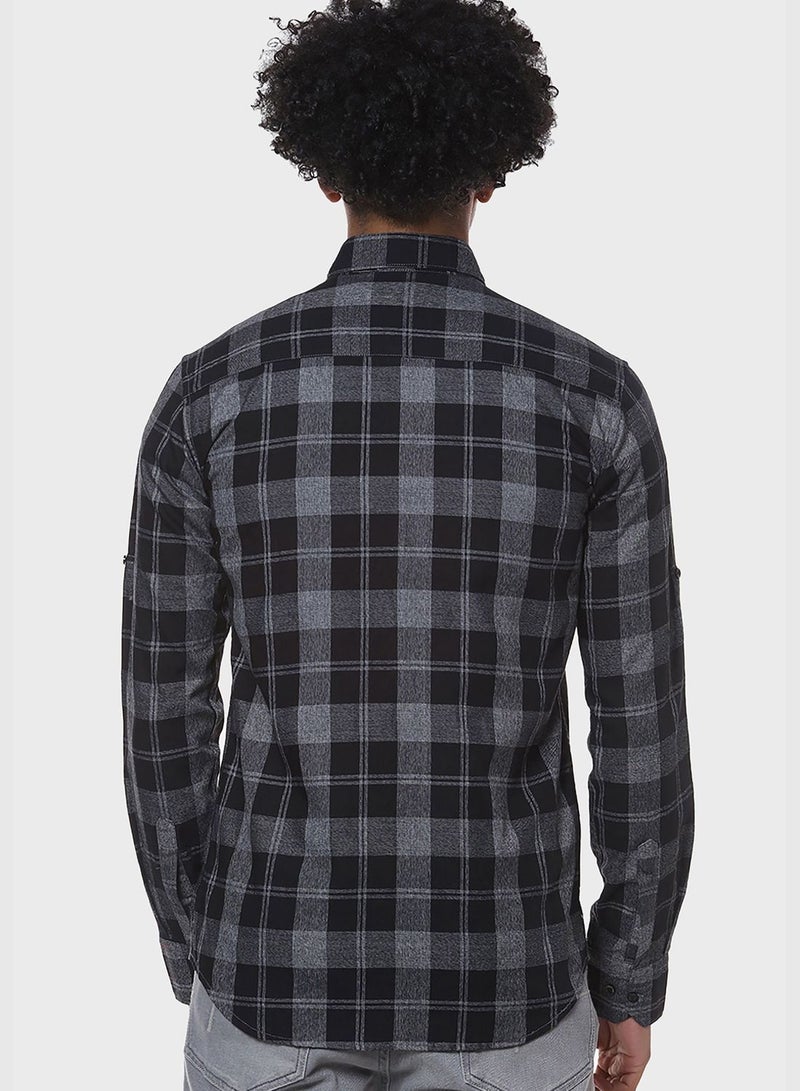 Checked Regular Fit Shirt