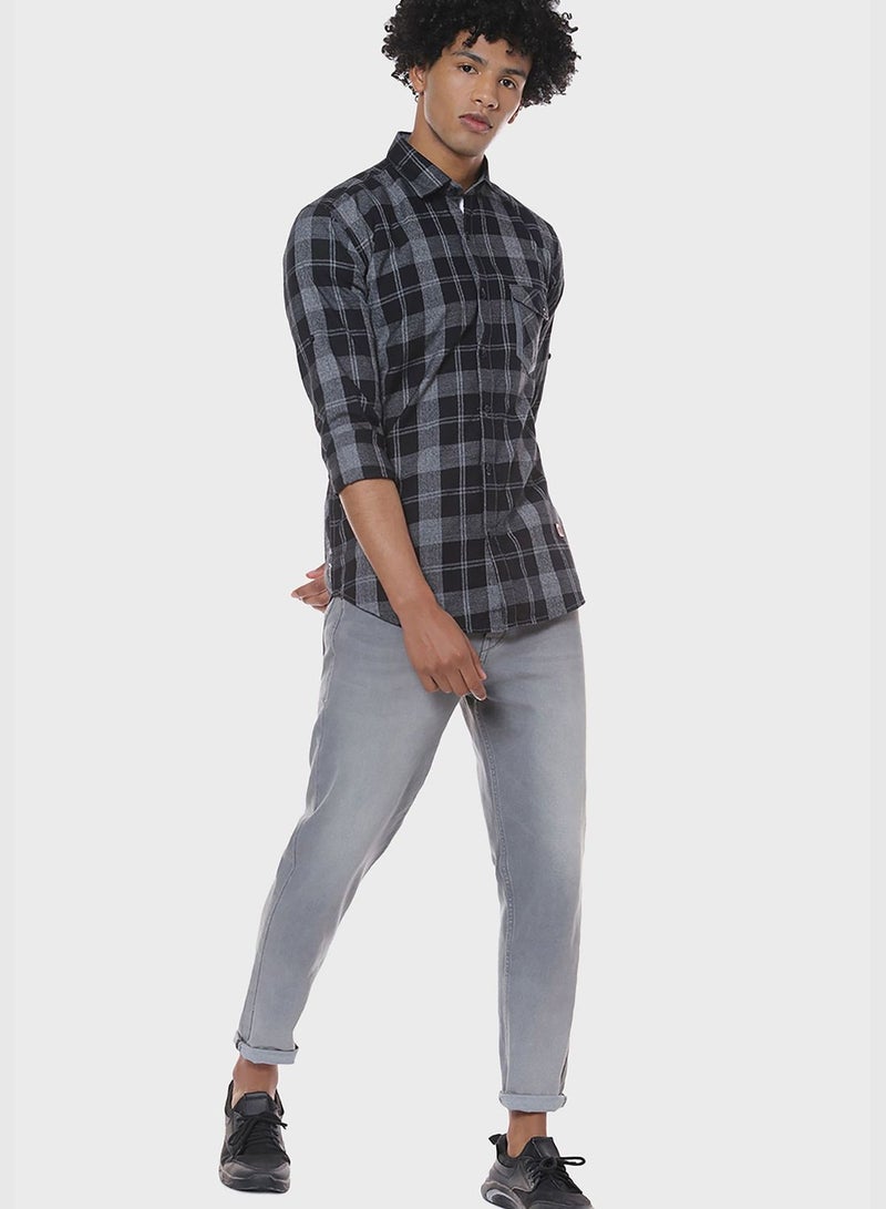 Checked Regular Fit Shirt