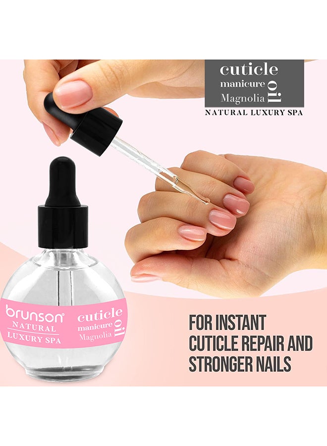 Cuticle Oil 75ml Hydrating Oil For Cuticle Repair - Remedy Damaged Skin And Thin Nails - Paraben And Cruelty-Free Formula - Magnolia BMGCO