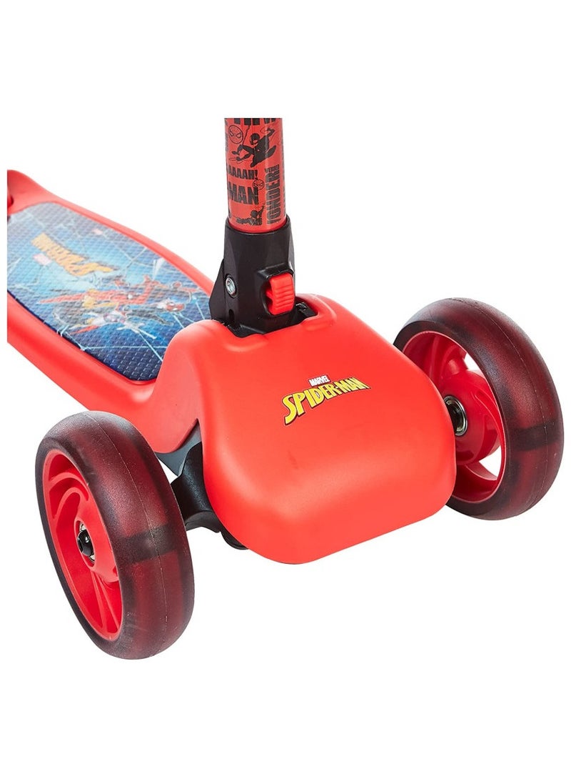 Spiderman 3-Wheel Light Up Scooter for Kids