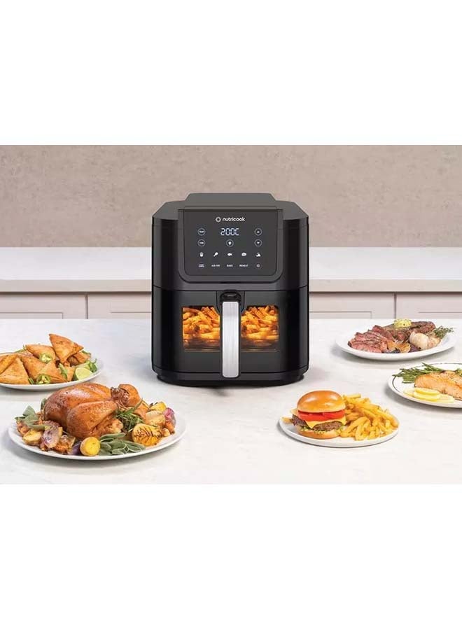 Slim XL Digital Air Fryer Plastic Body 7.6 L 1700 W NC-AFS200 Black