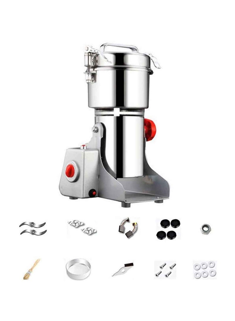 Spice Grinders Machine, Silver Crest 800g Heavy Electric Grinder for Cereal, Grain, Spice Powder Grinder Machine 100% Copper Motor, Imported