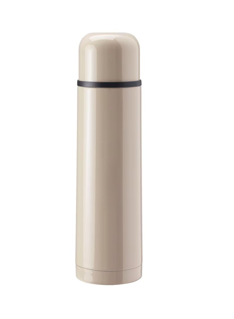 Steel vacuum flask beige 0.5 l