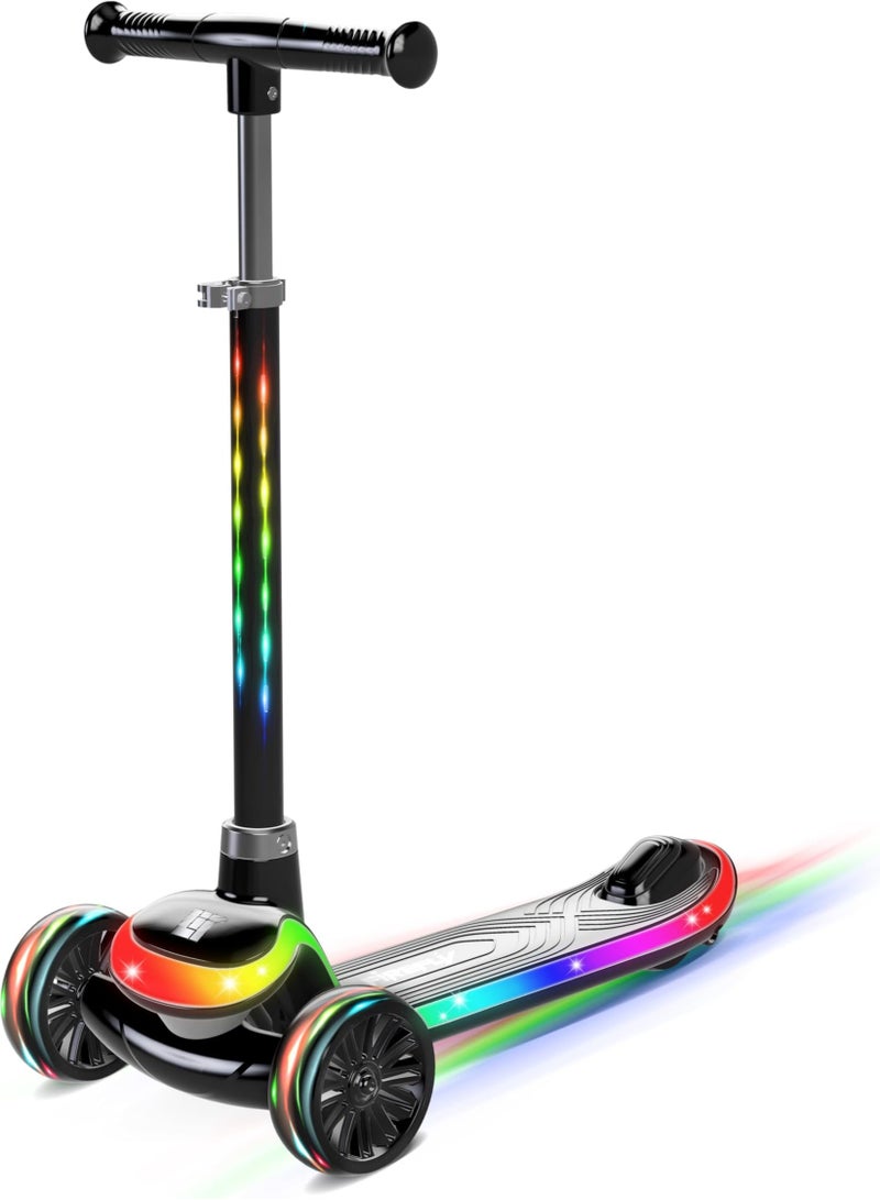 Firefly 3-Wheel Light-Up Scooter with LAVA LED Technology Featuring Bright LED Lights