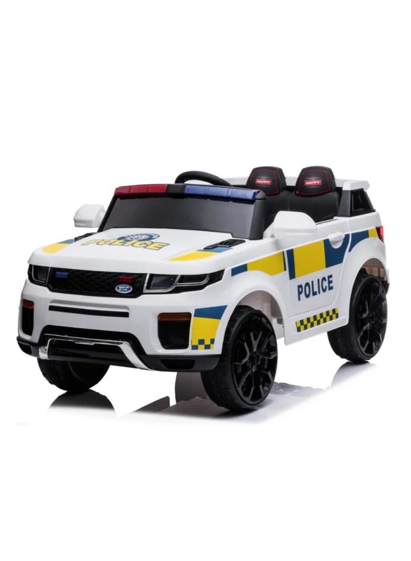 Electric Police 911 Ride-on Car For Kids - Remote Control, LED Lights