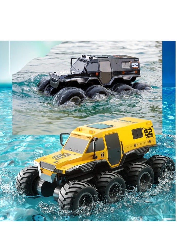 Children's Eight Wheeled Amphibious Climbing Off-Road Vehicle, Boys' Electric Remote Control Vehicle