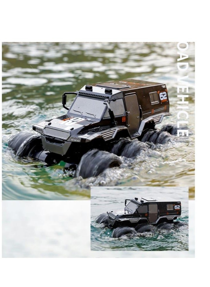 Children's Eight Wheeled Amphibious Climbing Off-Road Vehicle, Boys' Electric Remote Control Vehicle