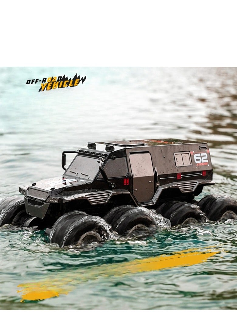 Children's Eight Wheeled Amphibious Climbing Off-Road Vehicle, Boys' Electric Remote Control Vehicle