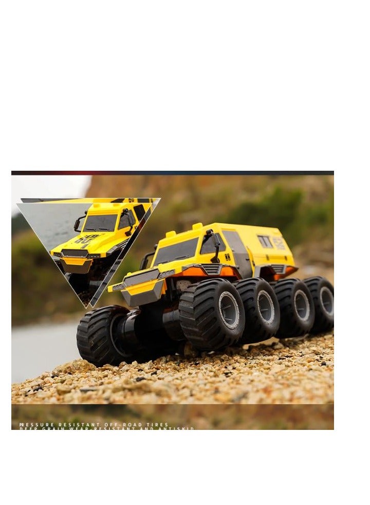 Children's Eight Wheeled Amphibious Climbing Off-Road Vehicle, Boys' Electric Remote Control Vehicle